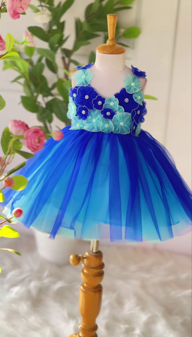 A Royal Flowers Dress | Premium Dress for Grand Celebration | Birthday Dress