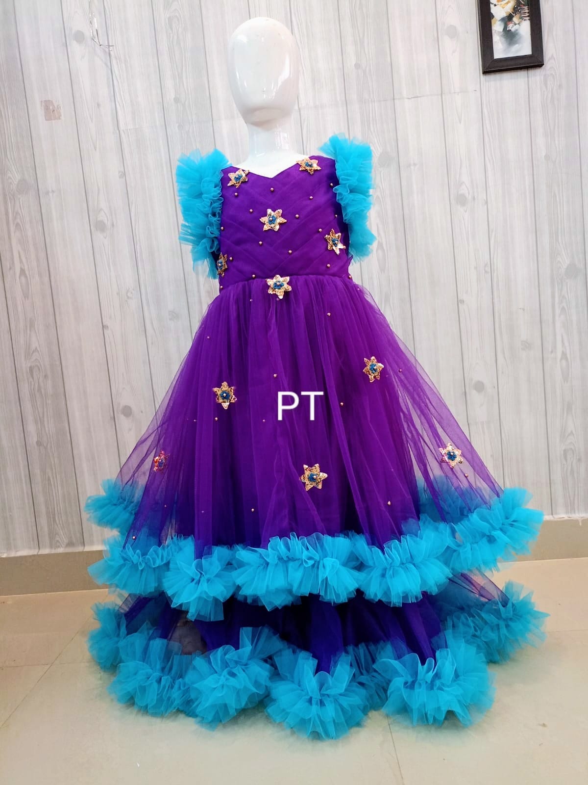 Star Work combo for both mom and daughter ๐ | Birthday Dress