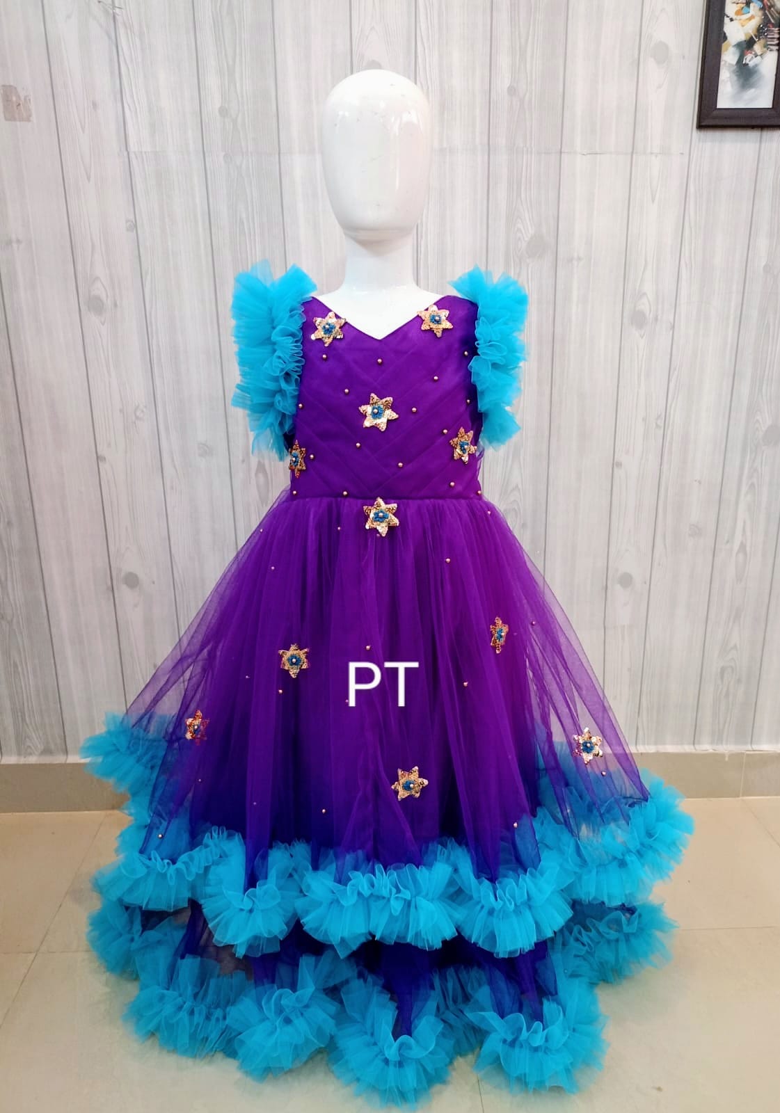 Star Work combo for both mom and daughter ๐ | Birthday Dress