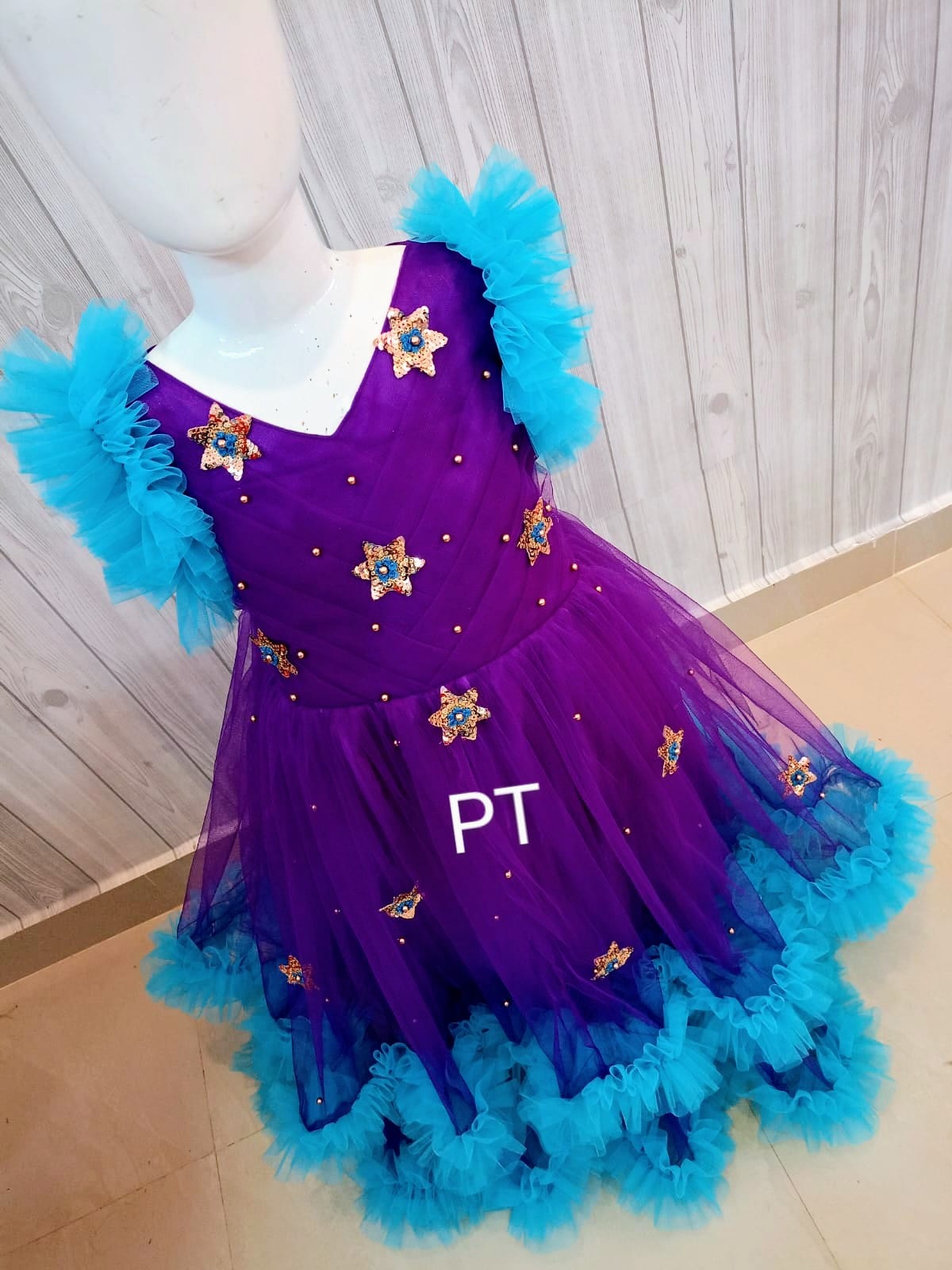 Star Work combo for both mom and daughter ๐ | Birthday Dress