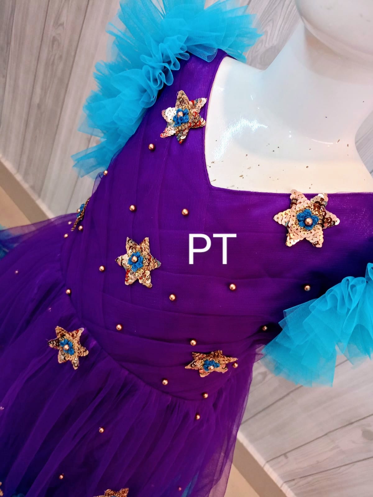 Star Work combo for both mom and daughter ๐ | Birthday Dress