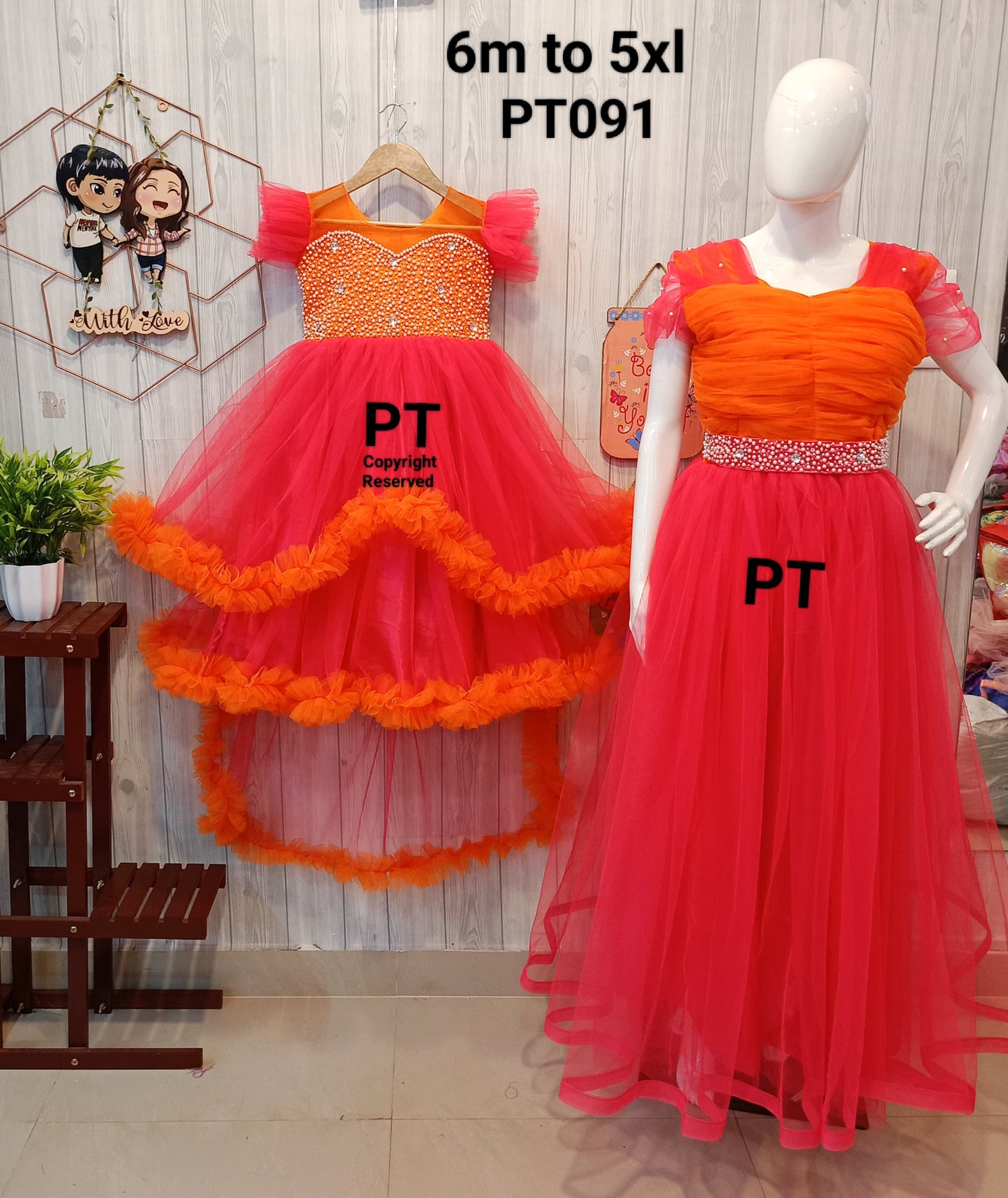 Mother daughter combo for special occasions| Birthday Dress | Stunning Partywear Twining dress