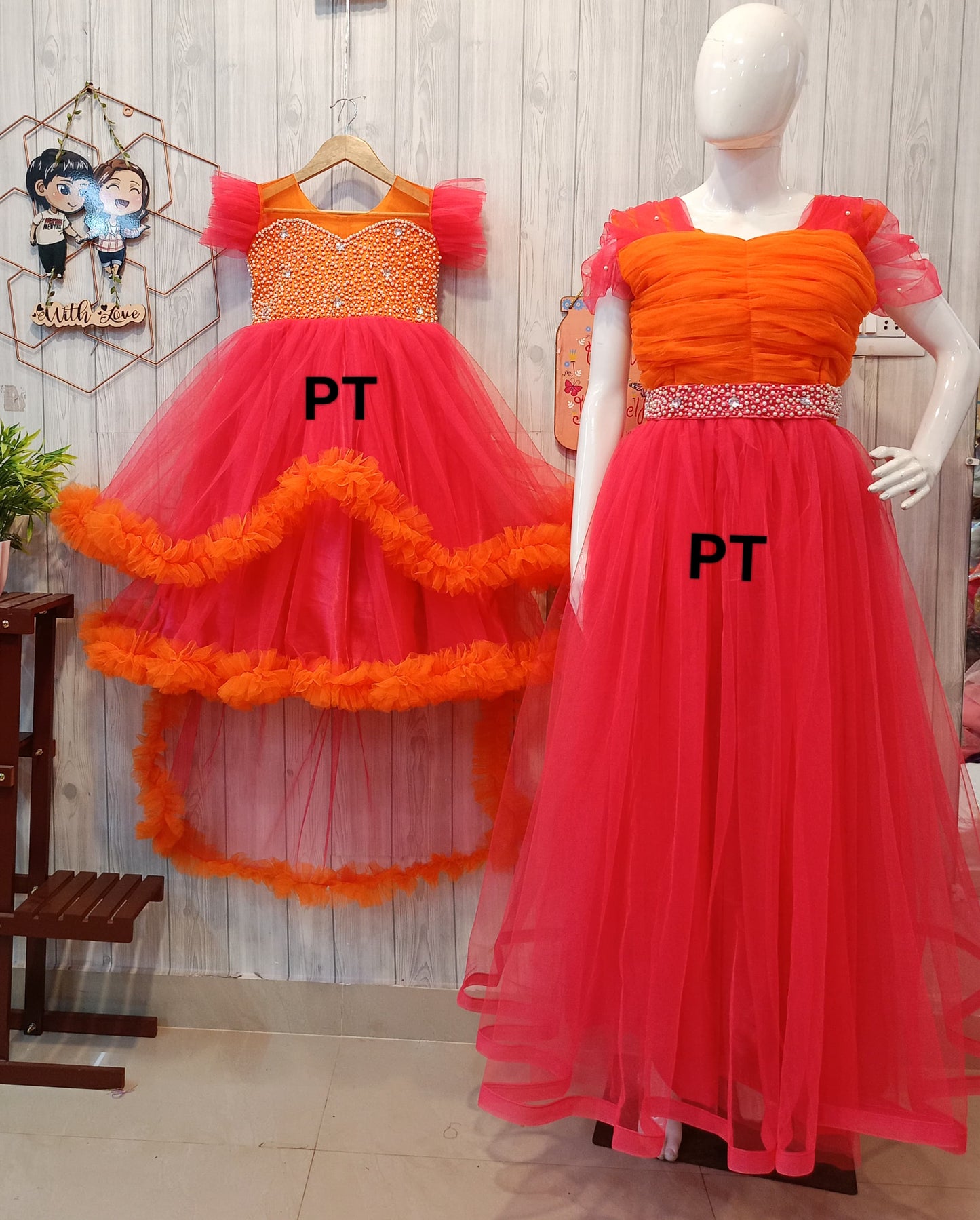 Mother daughter combo for special occasions| Birthday Dress | Stunning Partywear Twining dress