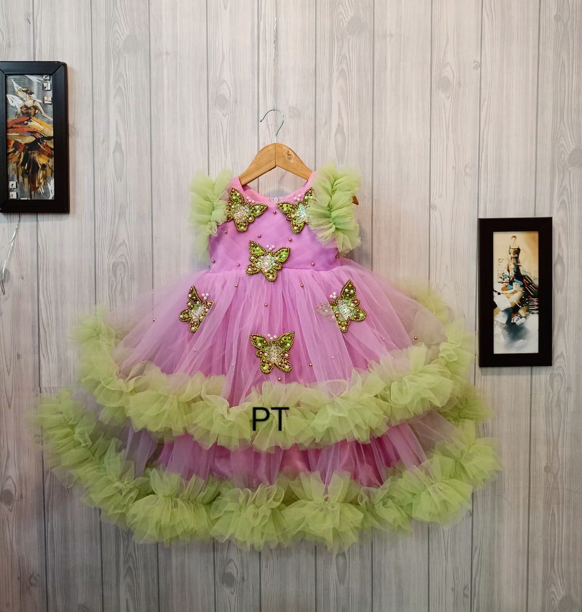 Mommy me Butterfly Theme Birthday Dress | Partywear Dress | Beautiful Butterfly Dress