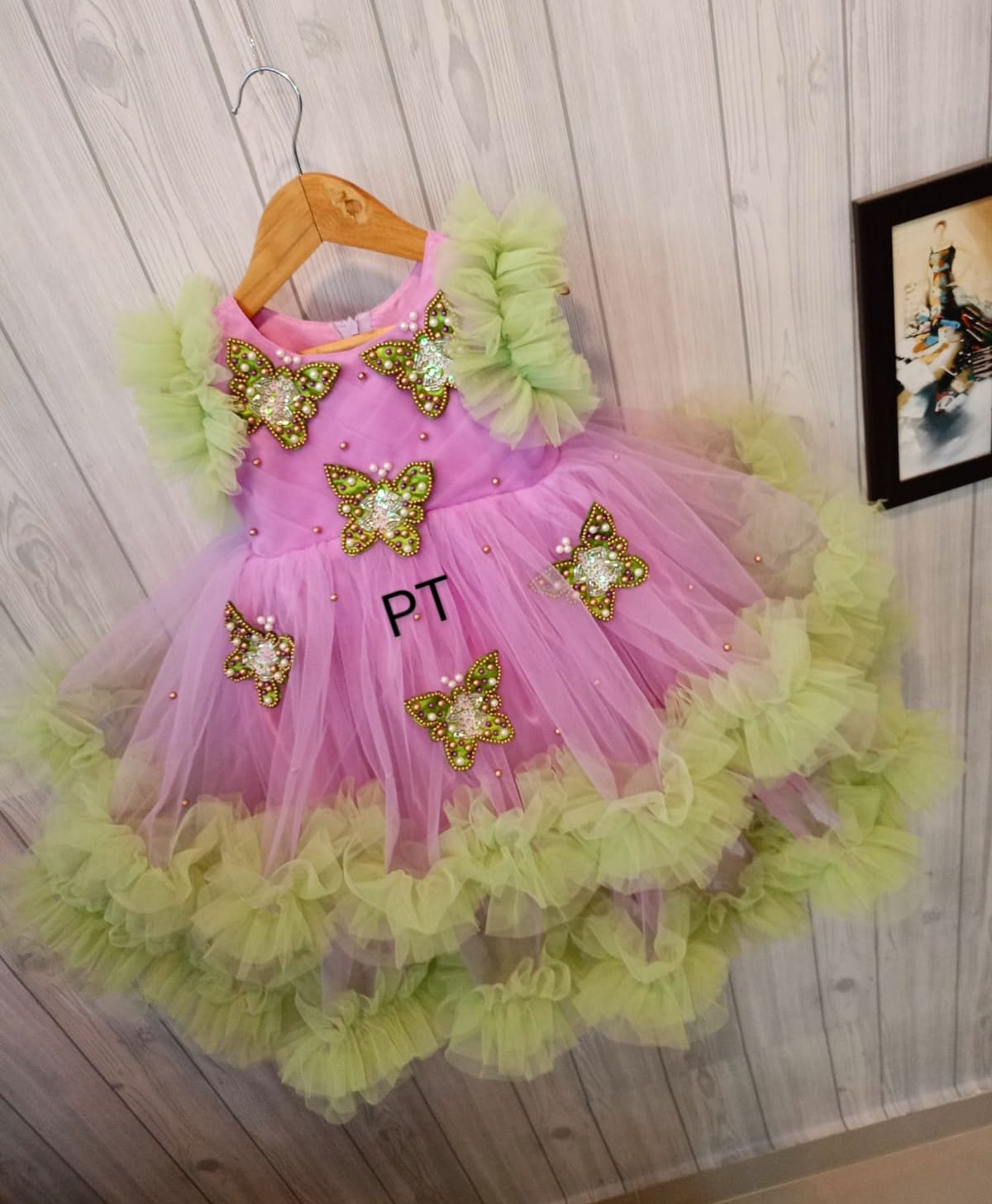 Mommy me Butterfly Theme Birthday Dress | Partywear Dress | Beautiful Butterfly Dress