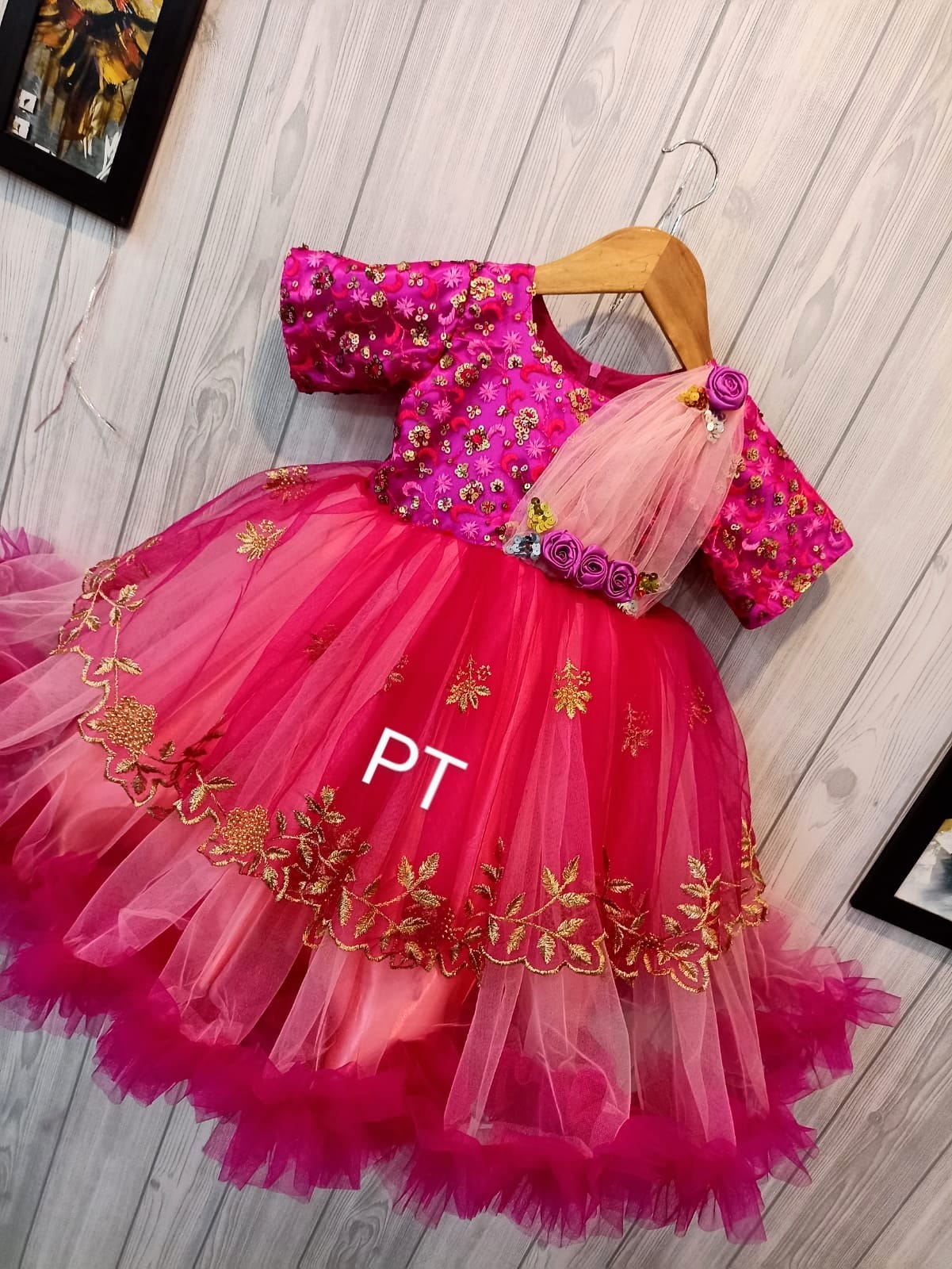 Ethnic Girls Dress | Birthday Dress for Girls | Traditional Look Dress