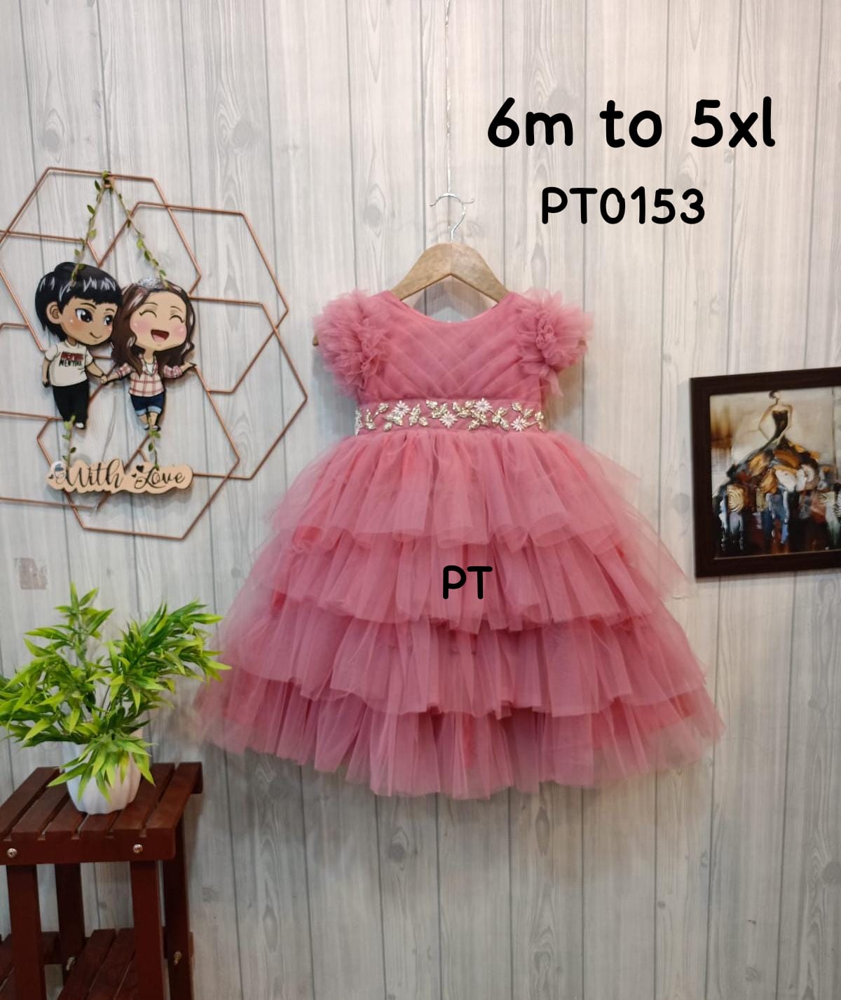Fluffy Layered Tutu Dress for Girls - Fairy Tale Look | Birthday Dress