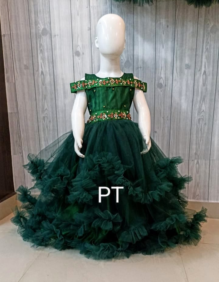 Elegantly Beautiful Ruffle Party Dress | mother daughter combo | Birthday Dress | Stunning Partywear Twining dress
