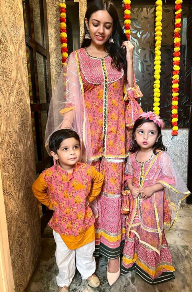 Timeless and Elegant Mom Daughter and Son Combo