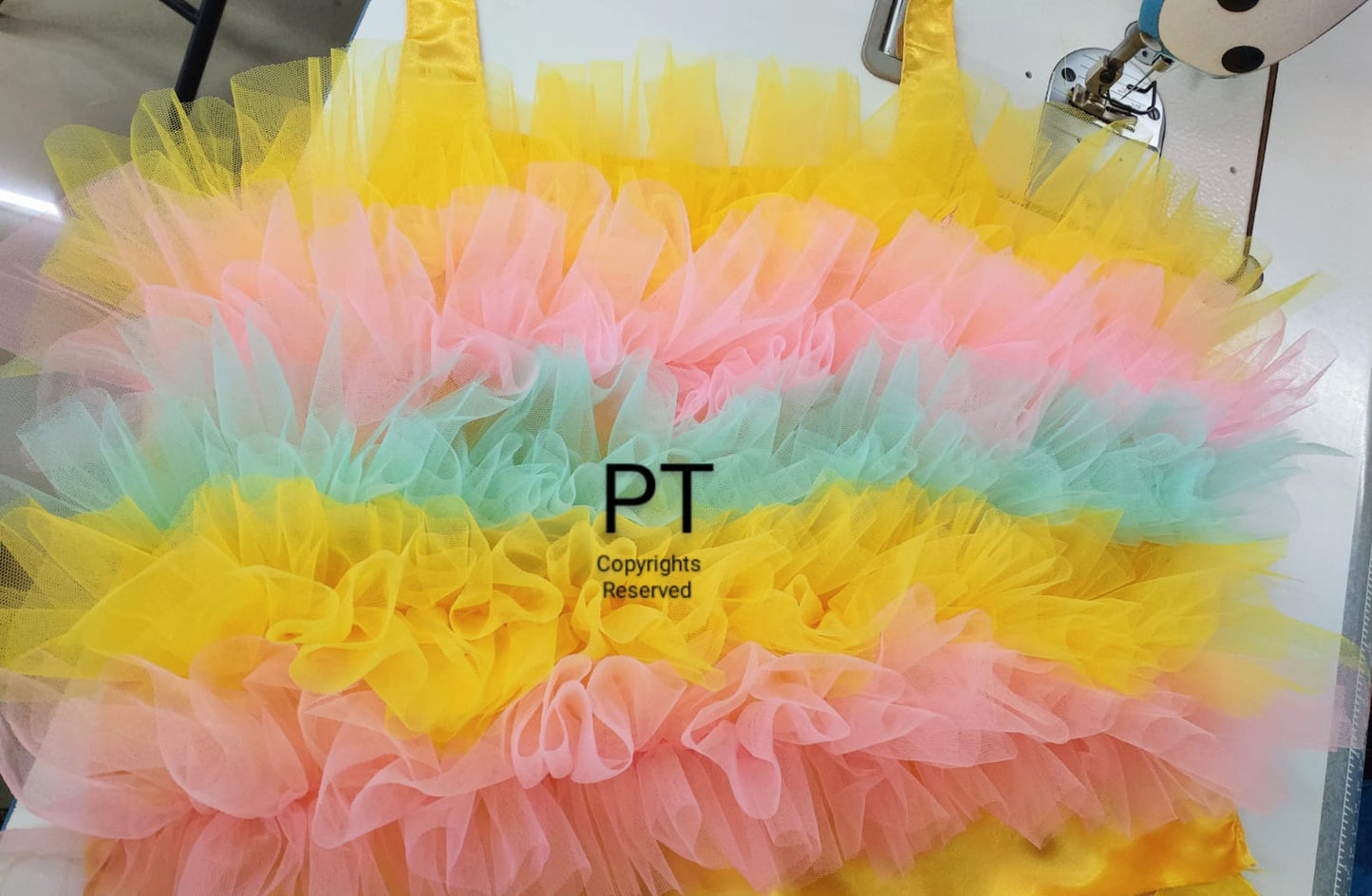 Multicolor Ruffled Lehenga Choli Set | Partywear Dress | Birthday Dress