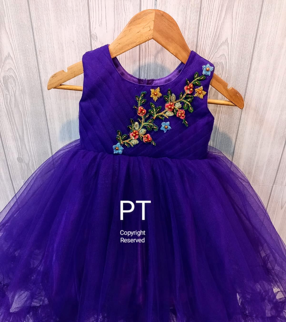 Handwork Flowers Dress | Mommy and me Dress | Beautiful Embroidery work