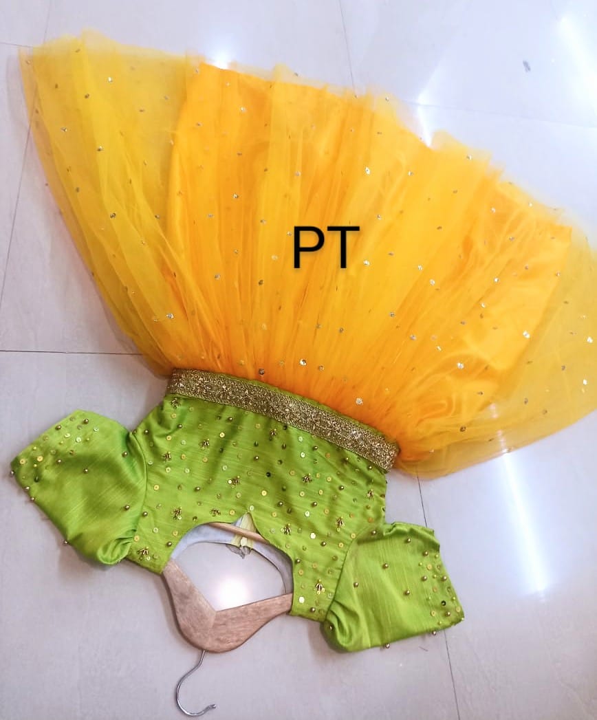 Ethnic Mom Daughter Dress | Exclusive Beads Work Birthday and Partywear Dress