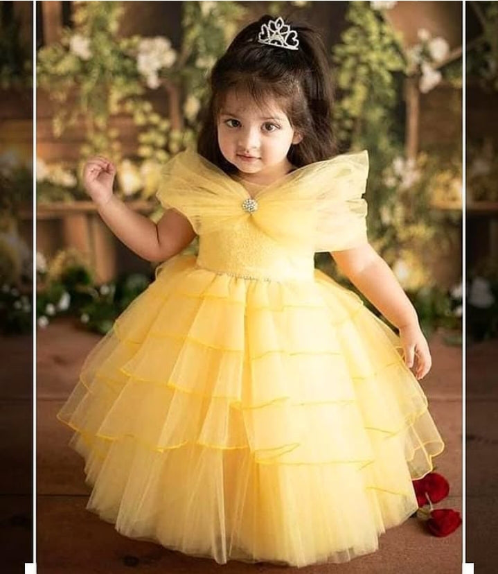 Beautiful Fairytale Birthday dress | Partywear Layered Dress