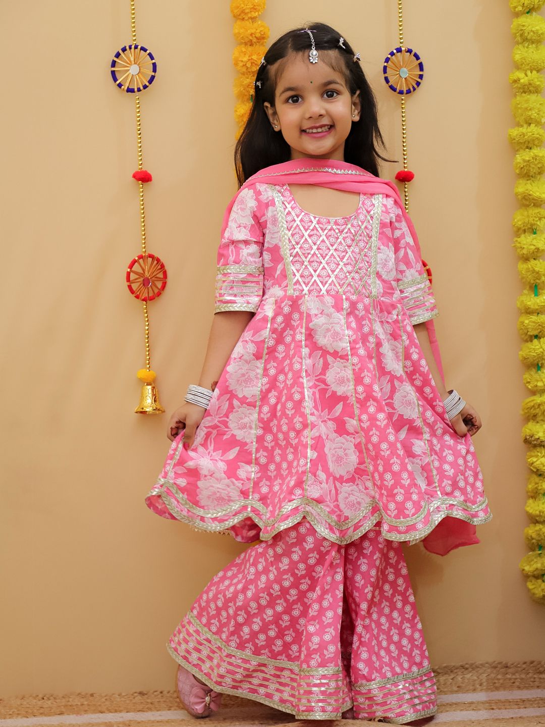 Stylish Kurti Sharara and Duppata Set | Premium Cotton Dress | Summer Special Dress