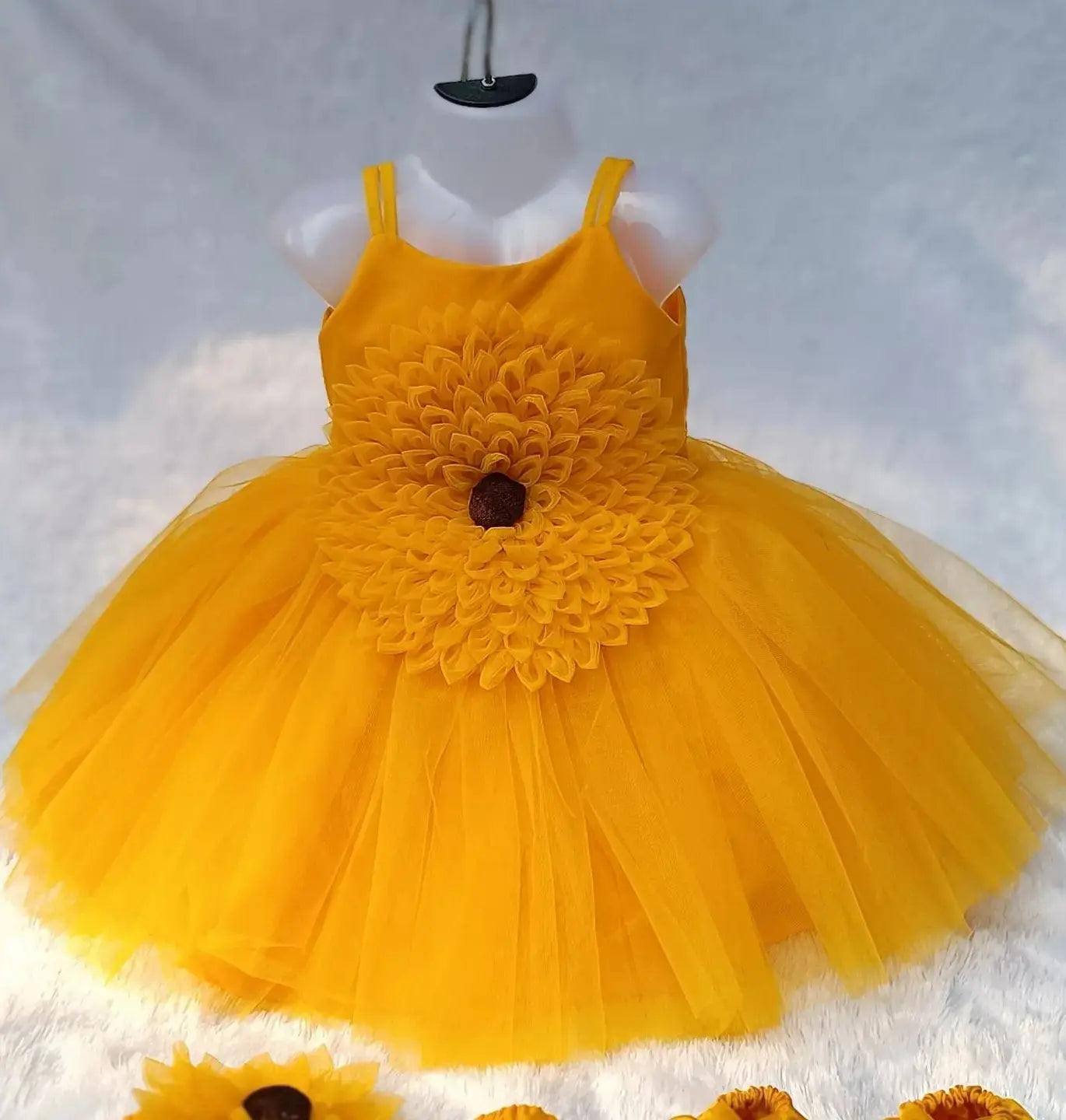 Big Flower Dress | Flower Birthday Dress