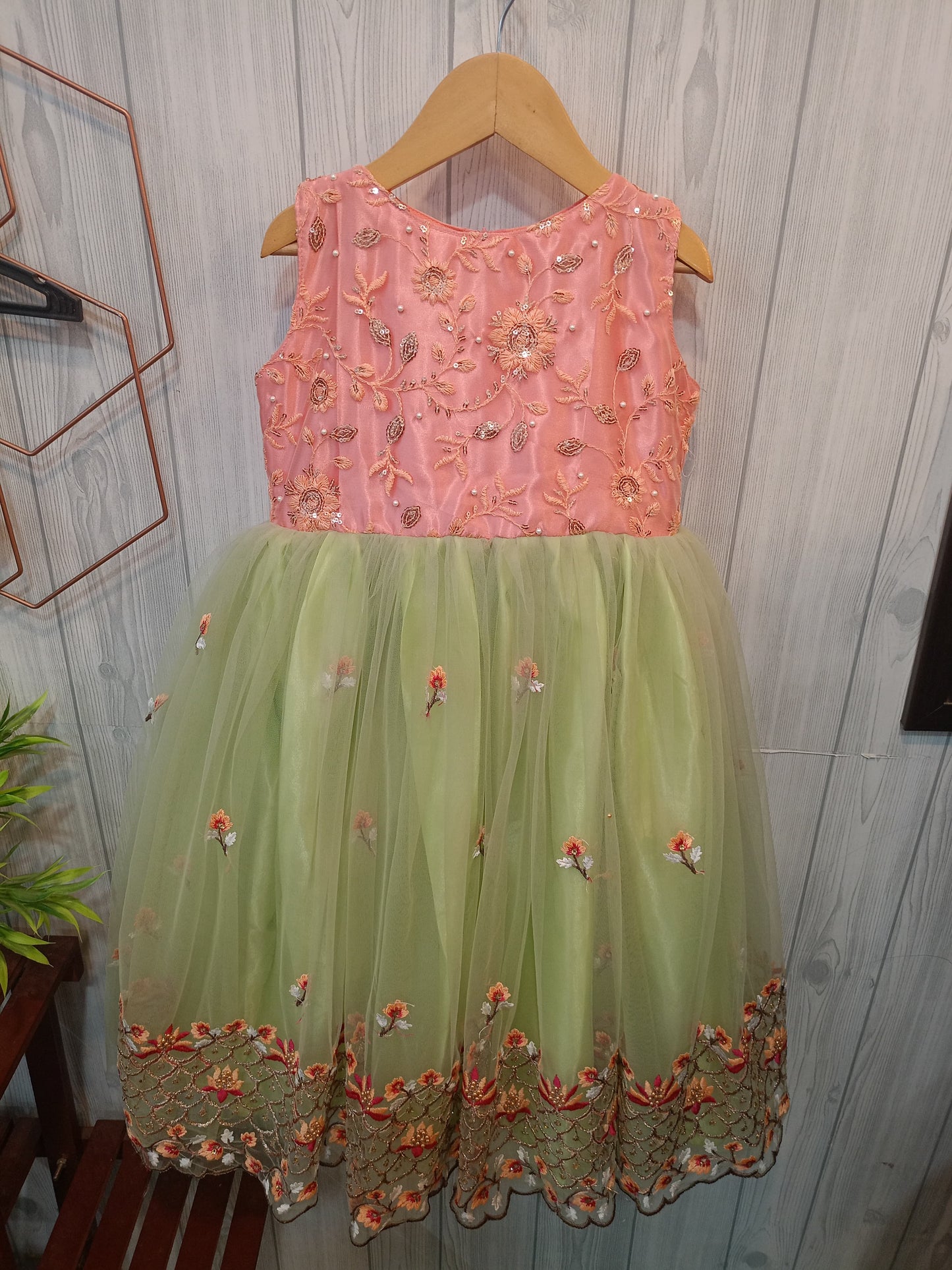Banarasi Ethnic Frock for Girls – Elegant Wedding & Festival Wear