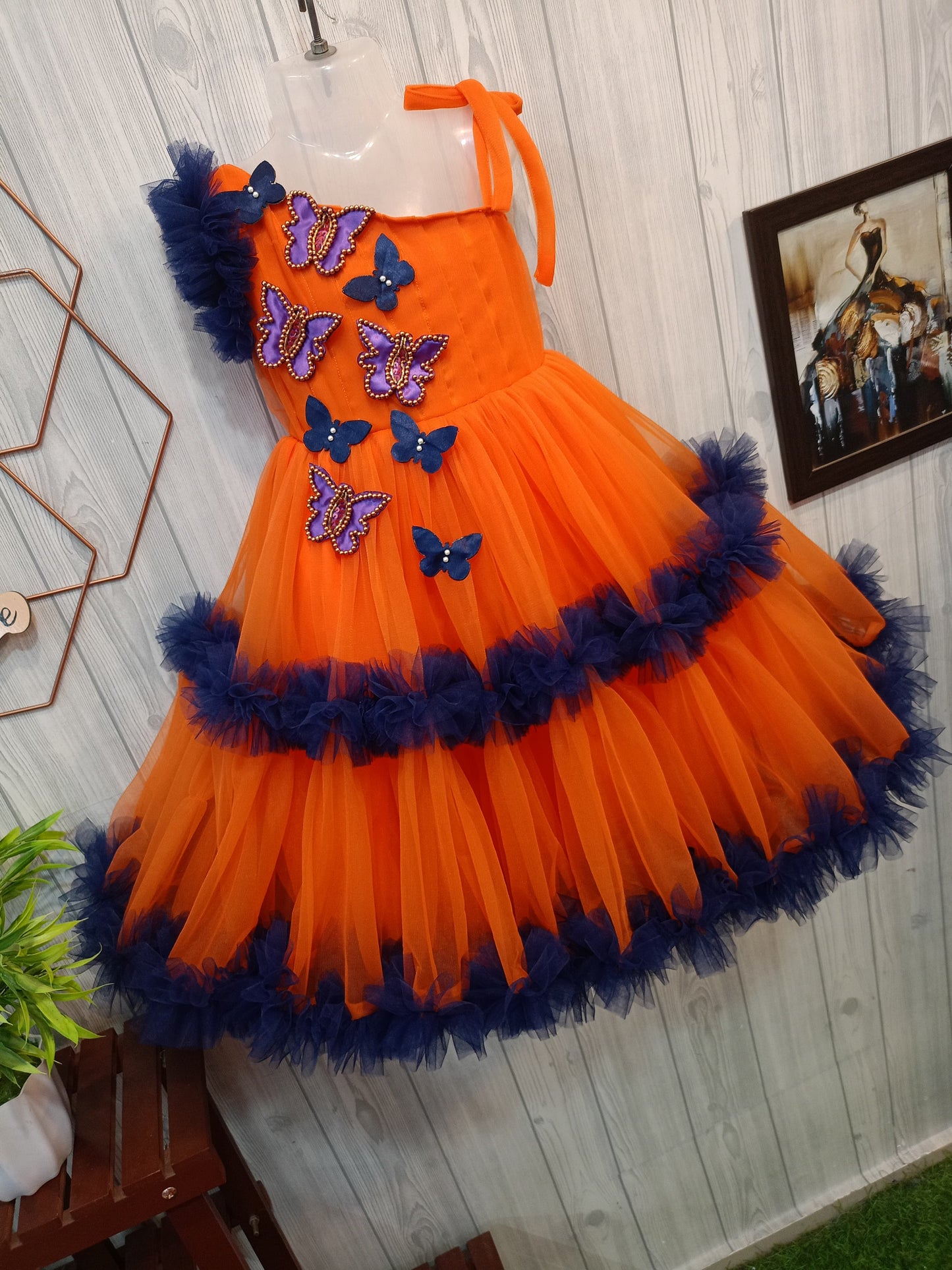 Butterfly Theme Birthday Dress