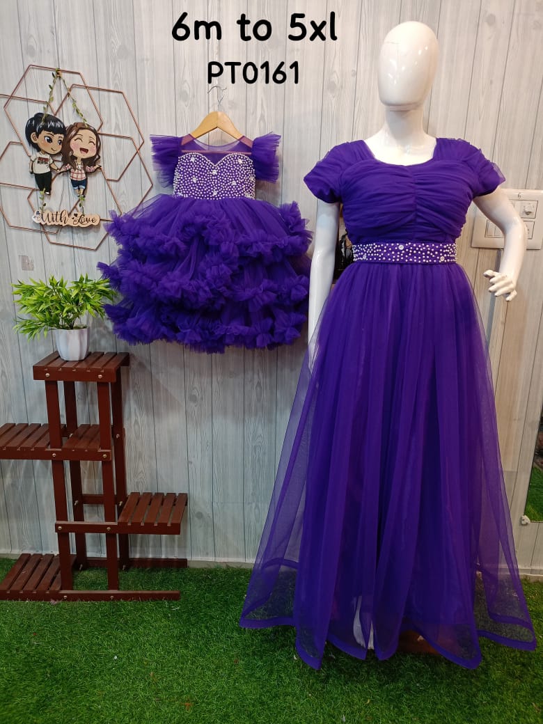Superhit Bestselling mother daughter combo | π©βπ§ Mother Daughter Matching Frill Layered Dress β Celebrate in Style Together!