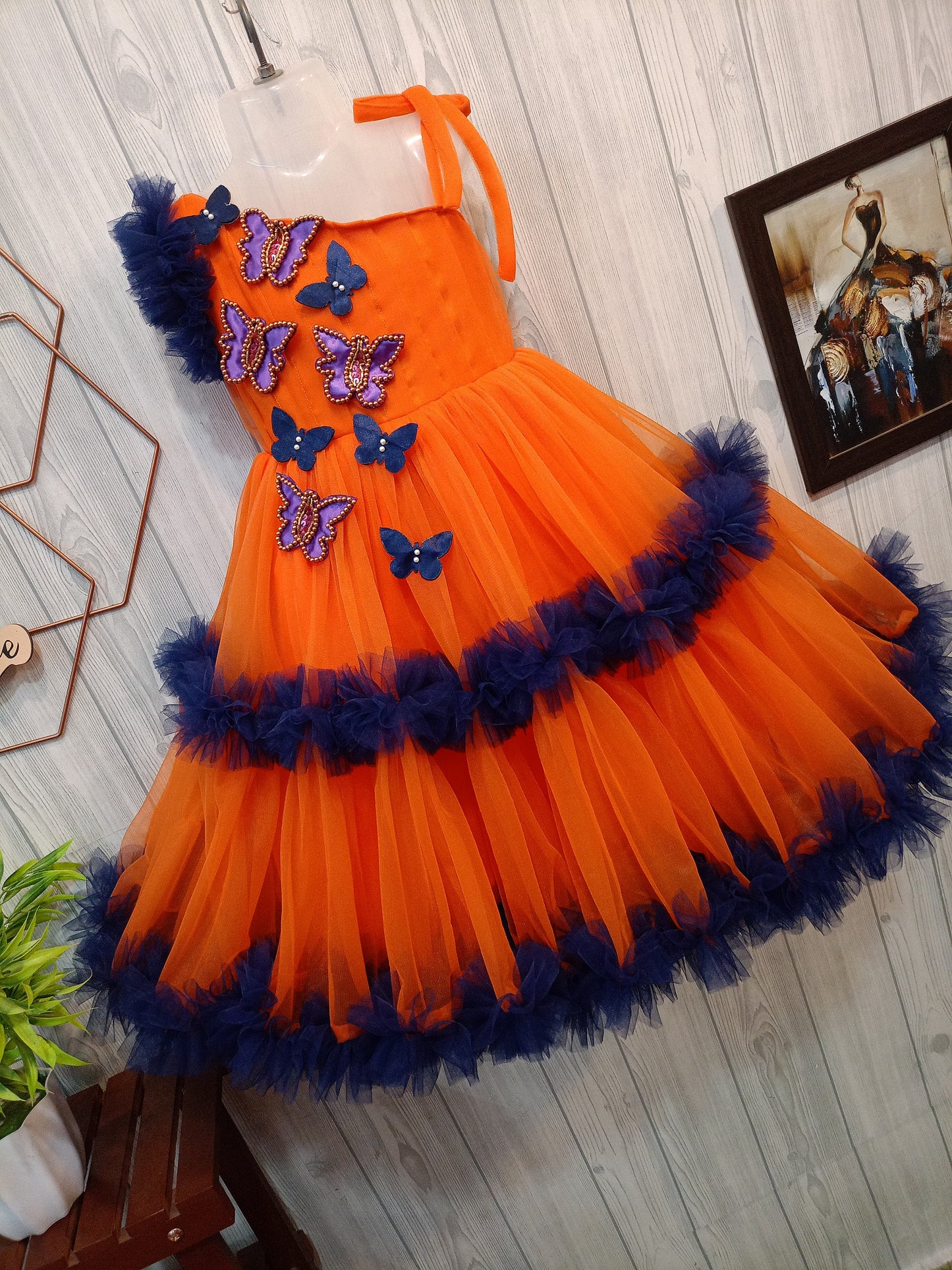 Butterfly Theme Birthday Dress