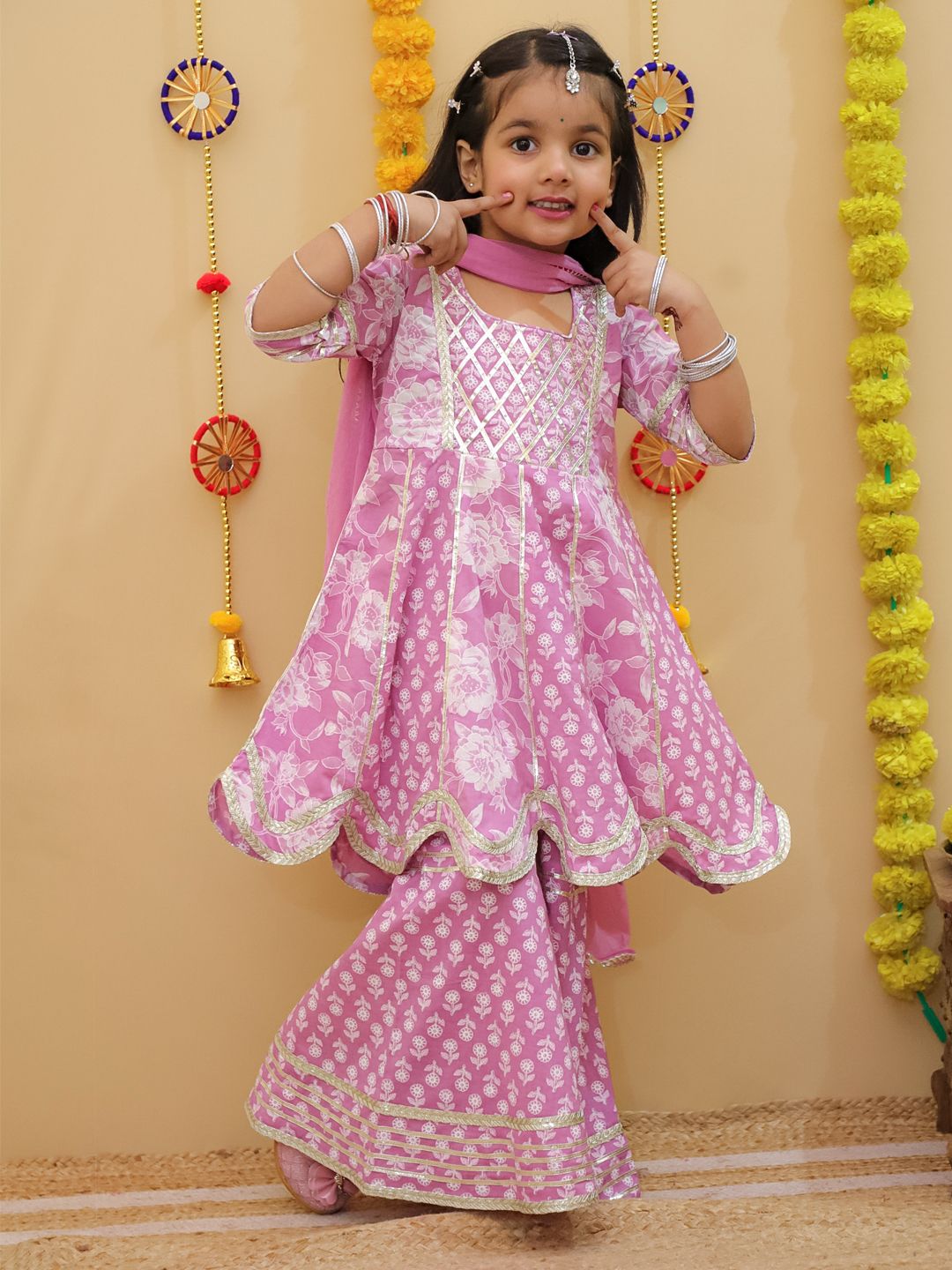 Stylish Kurti Sharara and Duppata Set | Premium Cotton Dress | Summer Special Dress