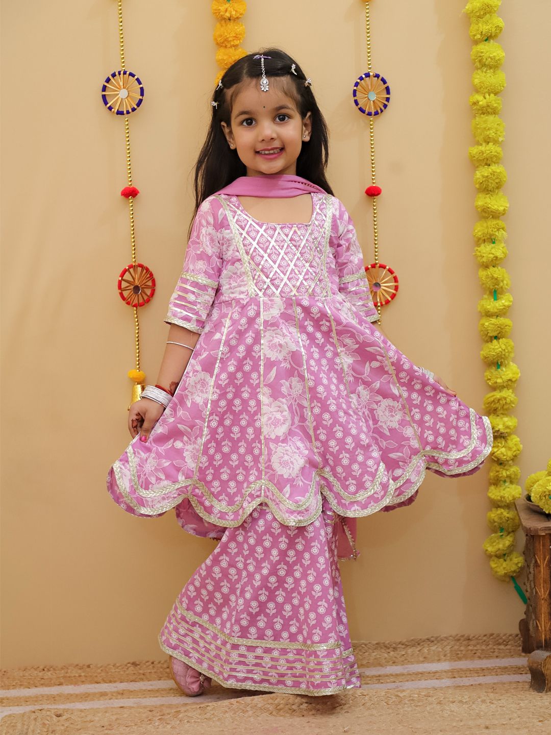 Stylish Kurti Sharara and Duppata Set | Premium Cotton Dress | Summer Special Dress