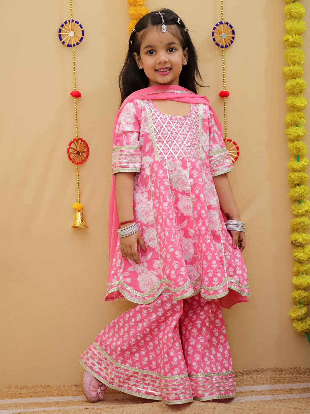 Stylish Kurti Sharara and Duppata Set | Premium Cotton Dress | Summer Special Dress