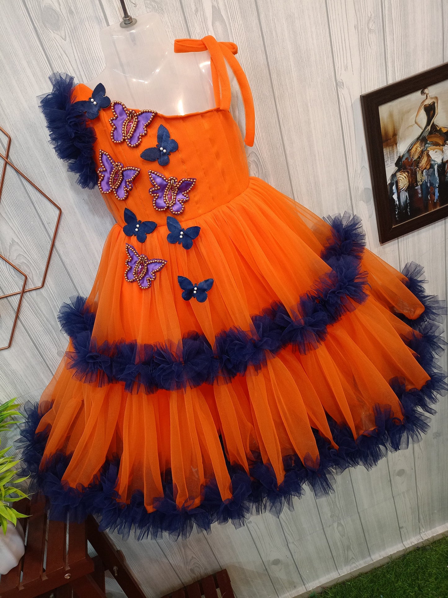 Butterfly Theme Birthday Dress