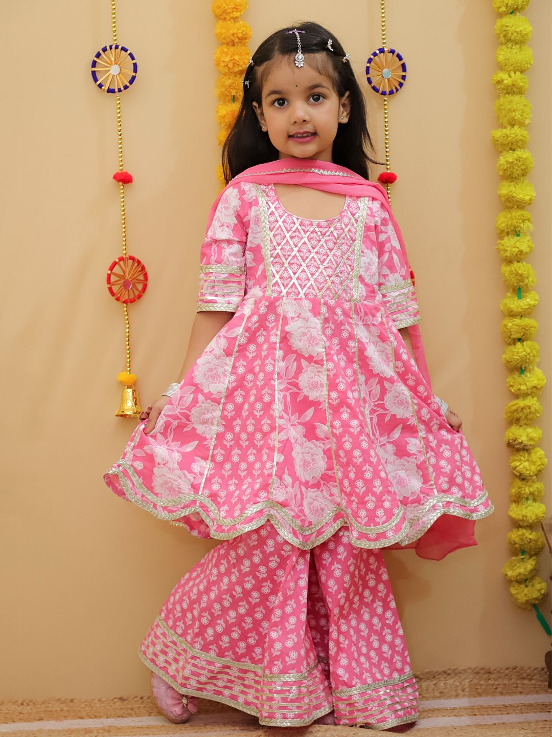 Stylish Kurti Sharara and Duppata Set | Premium Cotton Dress | Summer Special Dress