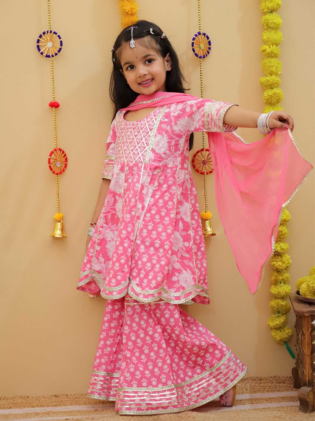 Stylish Kurti Sharara and Duppata Set | Premium Cotton Dress | Summer Special Dress