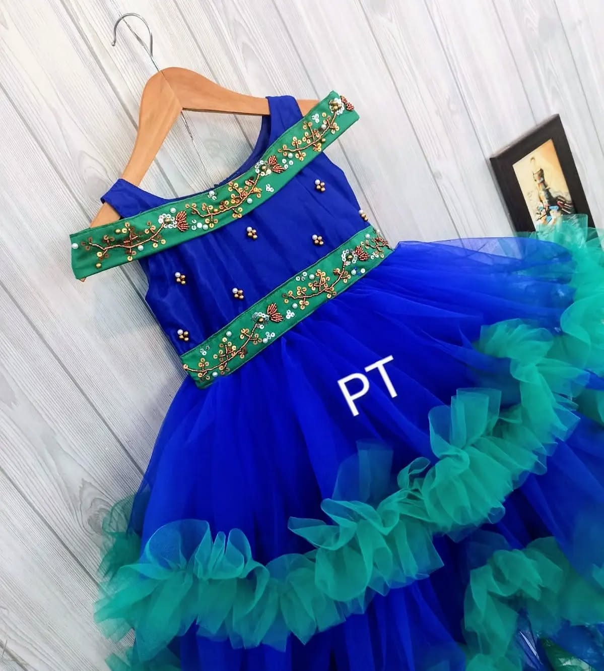 Beautiful Ruffle Party Dress | mother daughter combo | Birthday Dress | Stunning Partywear Twining dress