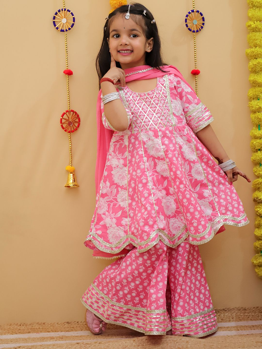 Stylish Kurti Sharara and Duppata Set | Premium Cotton Dress | Summer Special Dress
