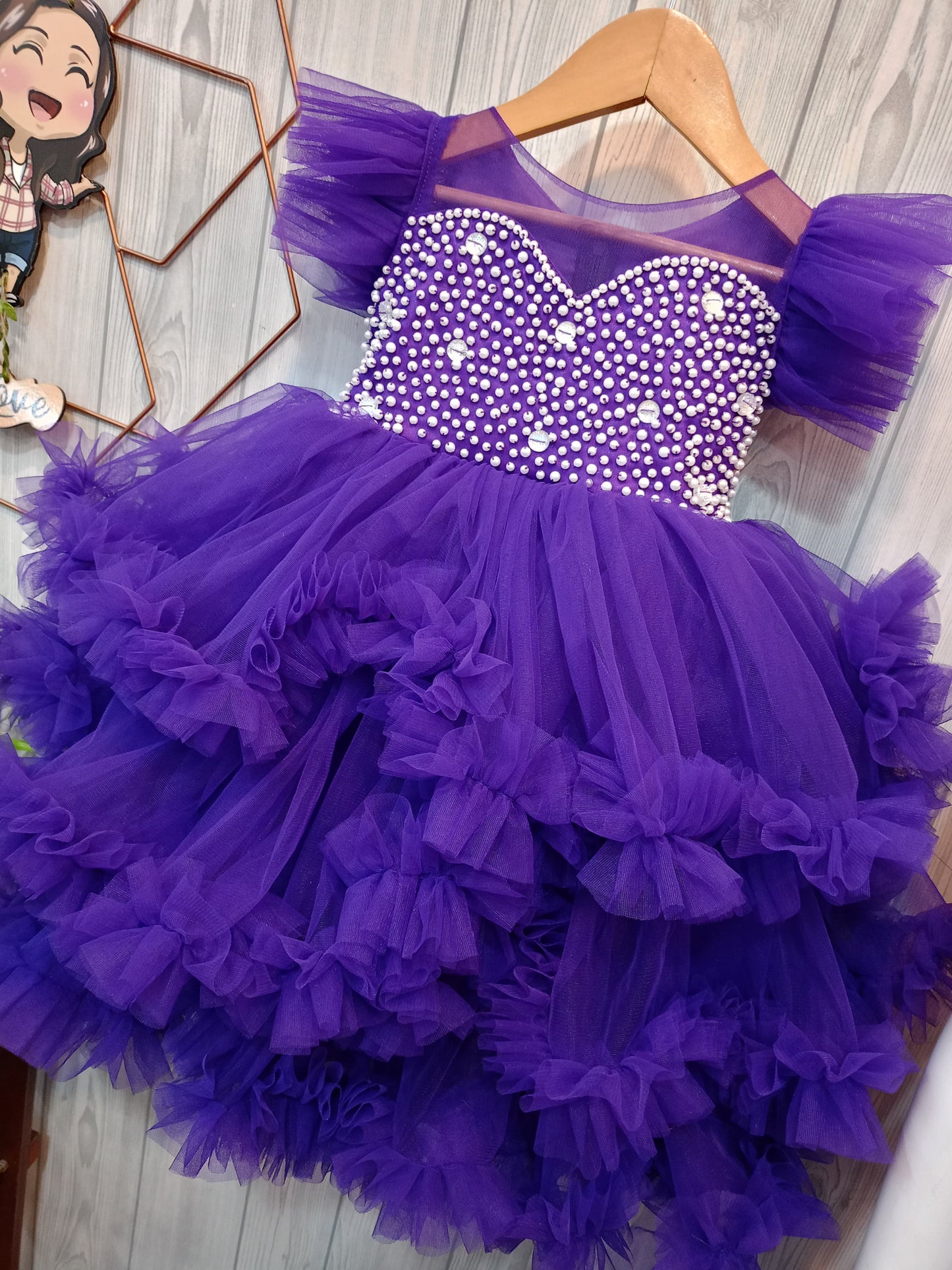 Layered Birthday Dress | Birthday Dress | Stunning Partywear Dress – Whimsical, Twirly & Picture-Perfect!