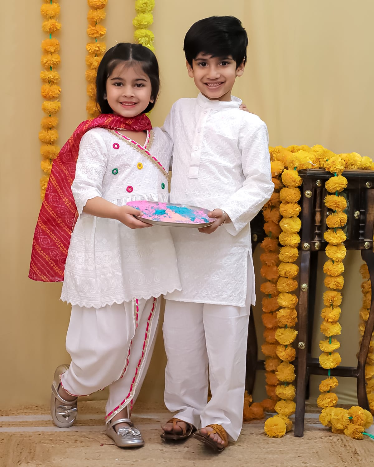 Cotton Dresses | Siblings set