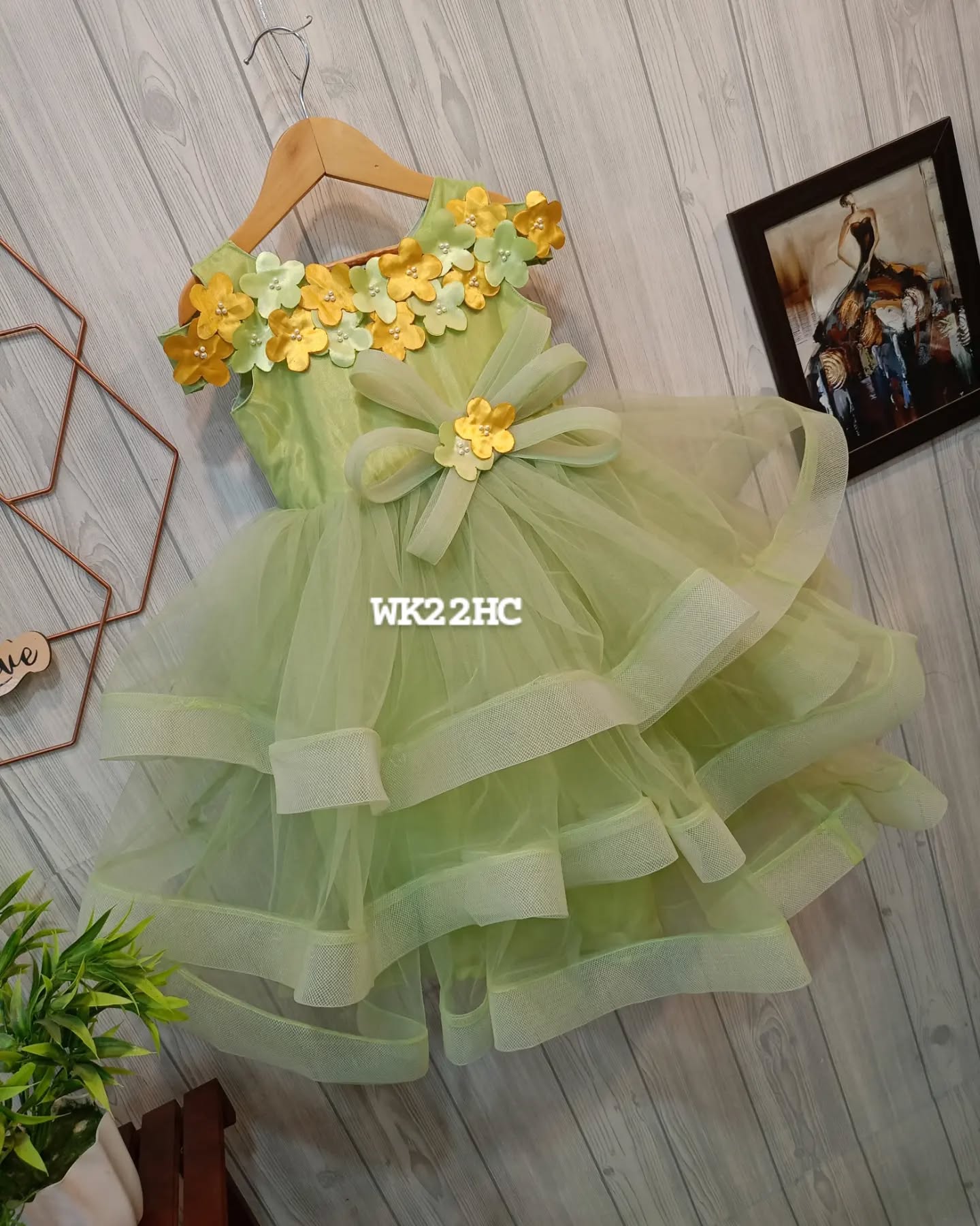 Layered Flower Birthday Dress | Birthday Dress