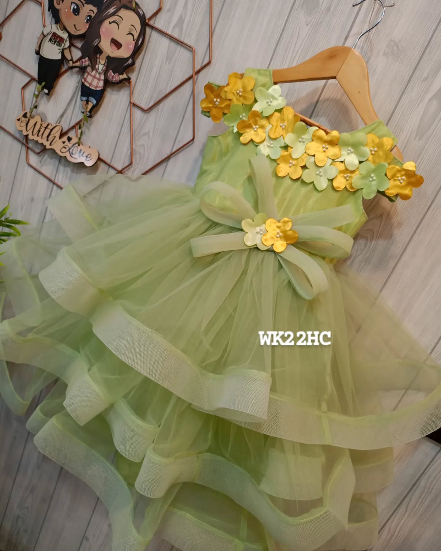 Layered Flower Birthday Dress | Birthday Dress