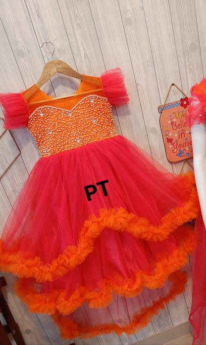 Pearl Work Dress for Special Occasions| Birthday Dress | Stunning Partywear dress
