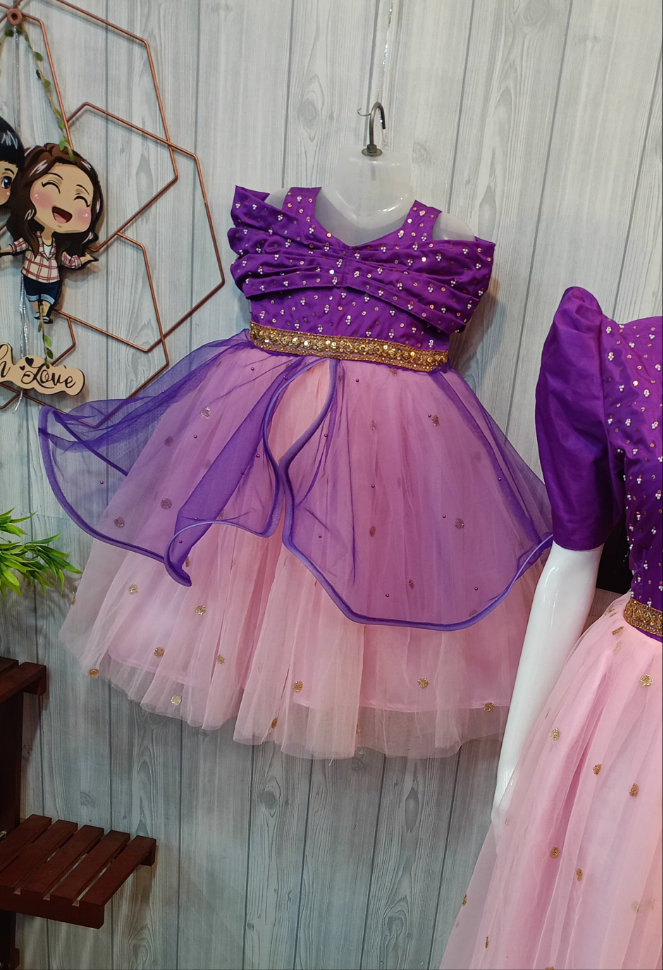 Beautiful Off-Shoulder Princess Dress | Princess Style Birthday Dress | Partywear Dress 💖