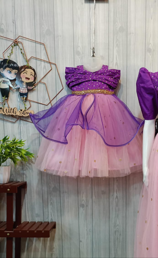 Beautiful Off-Shoulder Princess Dress | Princess Style Birthday Dress | Partywear Dress 💖