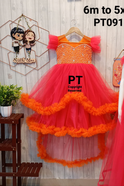 Pearl Work Dress for Special Occasions| Birthday Dress | Stunning Partywear dress