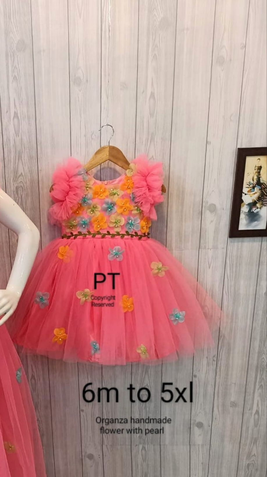 Flower  🌸 Dress for Girls | Birthday Dress | Partywear Dress