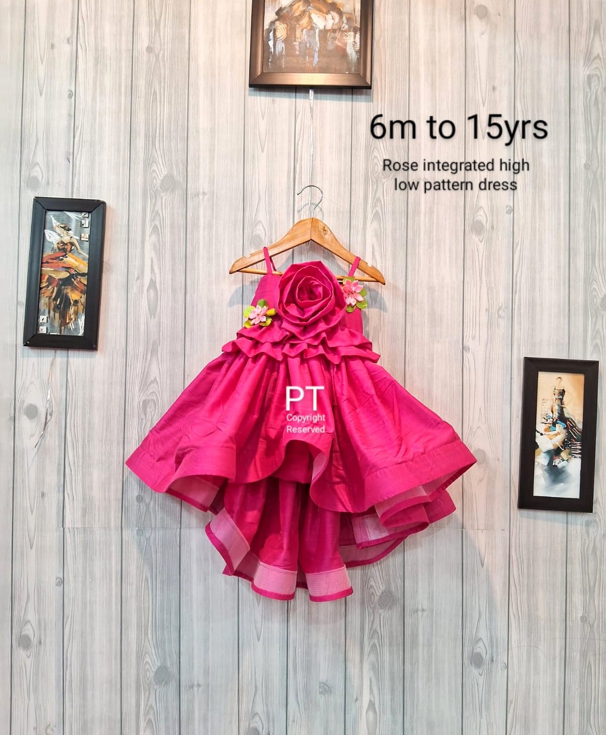 Cute High Low Partywear Dress
