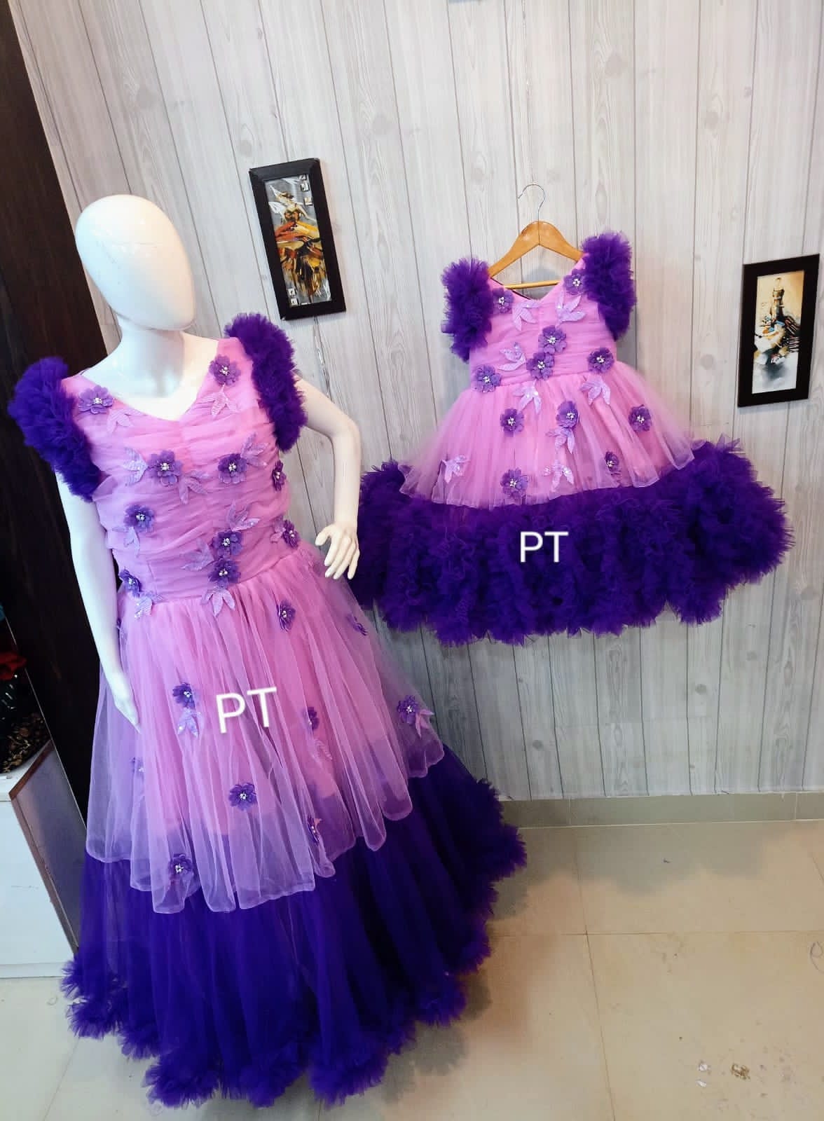 Elegant Mother Daughter combo | Birthday Dress Combo | Twinning Dress
