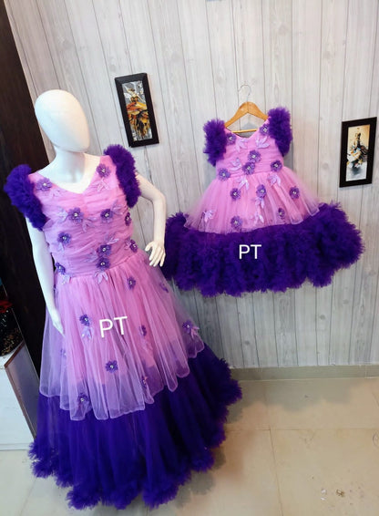 Elegant Mother Daughter combo | Birthday Dress Combo | Twinning Dress