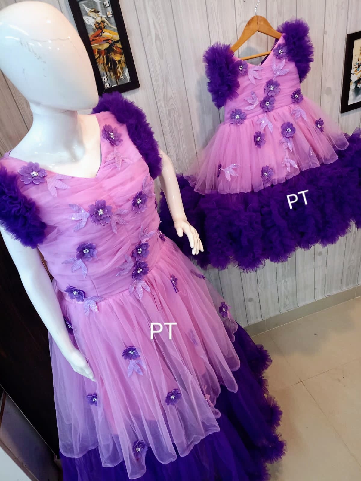 Elegant Mother Daughter combo | Birthday Dress Combo | Twinning Dress