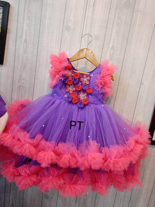 Most Loved Elegant Partywear Dress | Beautiful Flowers 💐 Dress | Birthday Dress | Amazing Partywear Dress❤️