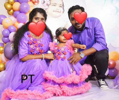Most Loved Elegant Partywear Dress | Beautiful Flowers 💐 Dress | Birthday Dress | Amazing Partywear Dress❤️