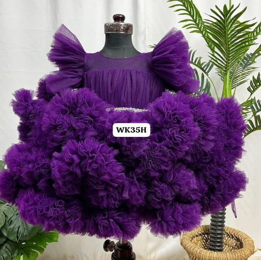 Cloud Ruffle Grand Birthday Dress