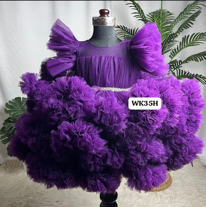 Cloud Ruffle Grand Birthday Dress