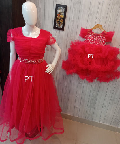 Beautiful Mother Daughter Combo | Birthday Dress | Stunning Partywear Twining dress