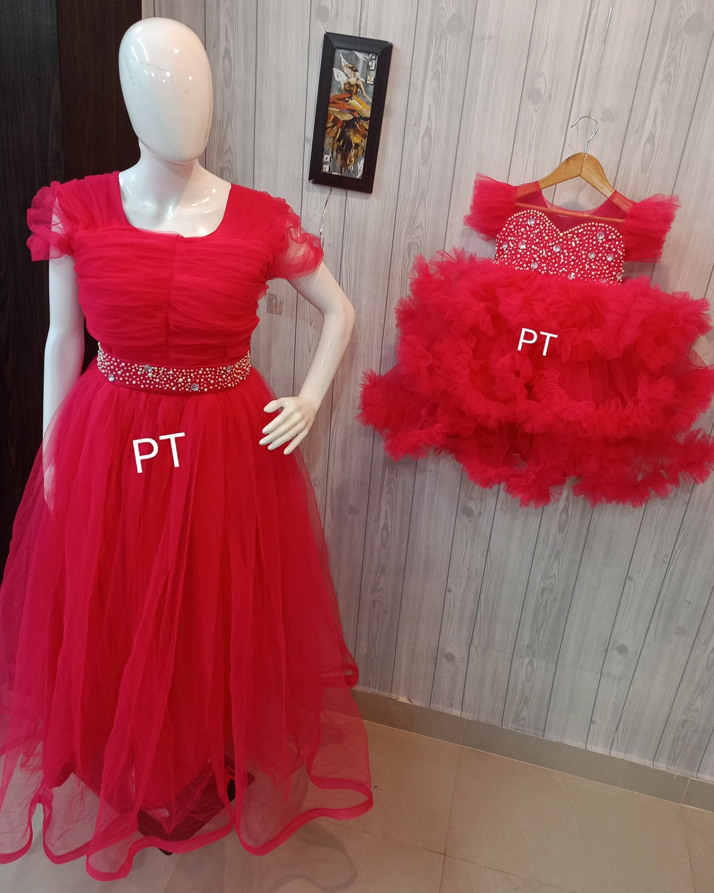 Beautiful Mother Daughter Combo | Birthday Dress | Stunning Partywear Twining dress